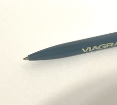 Pharmaceutical Click Pen Rare Vintage Viagra Pfizer Drug Promotional Ballpoint
