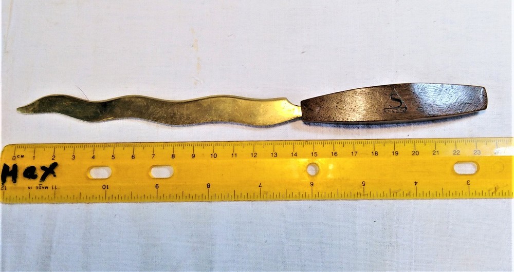 Vintage Berellgal SANDOZ letter opener knife LSD pharmacy Switzerland extra rare