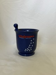 Walgreens Mortar and Pestle Blue Pharmacy Desk Pen Storage Holder