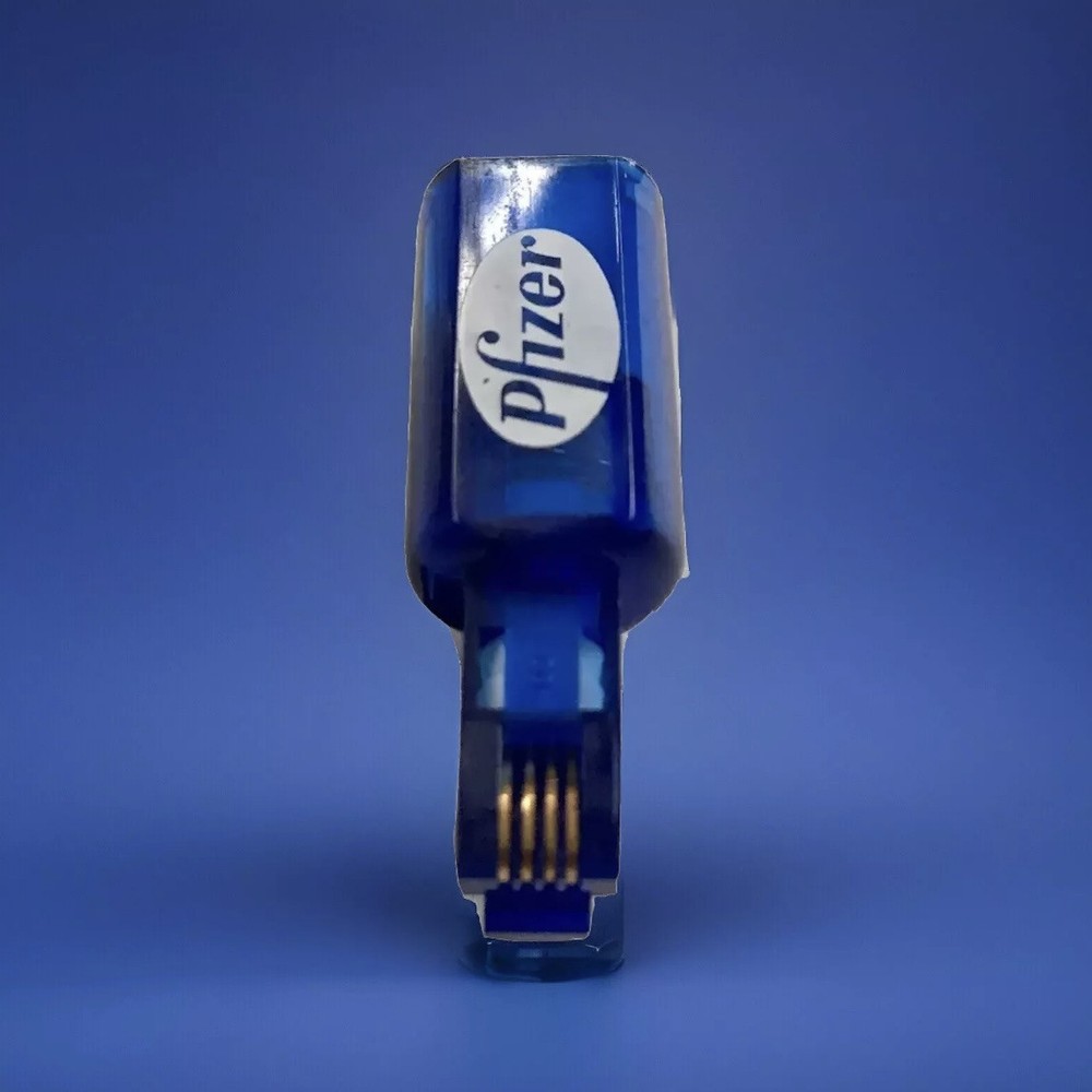 PFIZER Logo Collectible TELEPHONE CORD DETANGLER 360 Degree Rotating Swivel