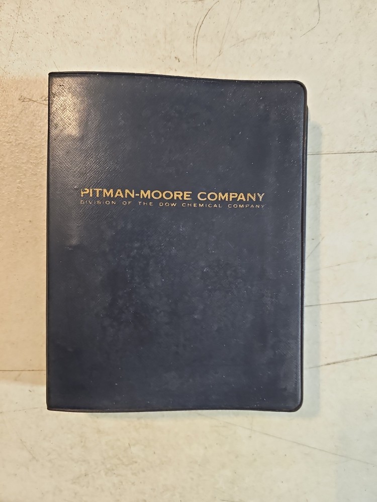 Vintage 1966 Pitman-Moore Company Price List & Product Descriptions In Binder