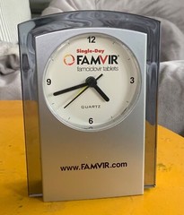 NIB Famvir Desk Alarm Clock