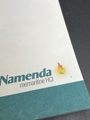 Sticky Note Pad Namenda Clock Med Pharmaceutical Physician Advertising Tablet