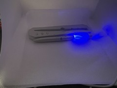 Cymbalta Drug Rep Promotional LED Light Pen – Blue/Green Fiber Optic – with Case