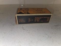 Vintage U-ZIT TOOTHACHE DROPS with Original BOX and Bottle
