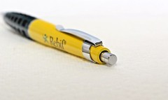 Heavy Metal REBIF Pharmaceutical Pen Yellow and Green New in Sleeve Torpedo