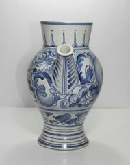 Italian Majolica Apothecary jar, Sirup Tamarin Dorum