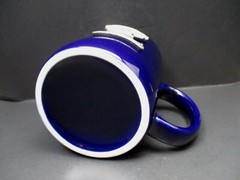 RX Pharmacist Coffee Mug / Cup Raised Pewter Metal LOGO Piece Pharmacy