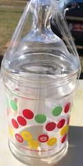 Medical Glass Jar Mid Century Modern MCM Baker Laboratories 1960s Vintage