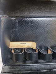 Vintage Doctor’s Medical Leather Travel Vial Case 10 Slots – No Vials