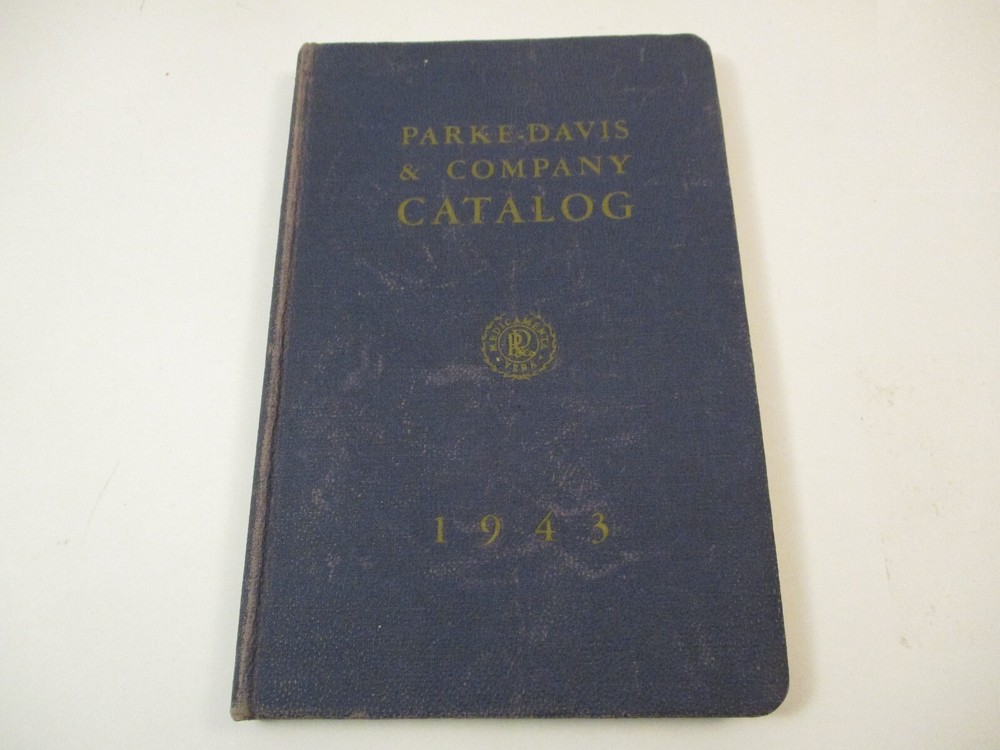 Vintage 1943 Parke Davis Company Catalog Complete Produce Ann Arbor Michigan