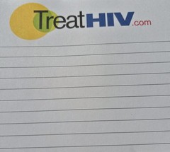 Vtg ’99 Treat HIV GSK Pharma Advertising Mousepads Pens Lot Medical AIDS History