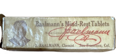 VINTAGE BAALMANN’S Gas Tablets Drugstore Apothecary MCM Medicine Pills Drugs