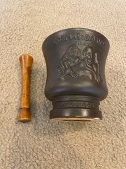 Vintage Schering Coricidin Apothecary Mortar & Pestle Cosmas & Damian