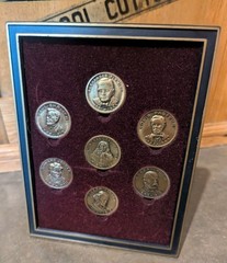 RARE Eli Lilly & Co Coins PIONEERS IN THE FIGHT AGAINST INFECTIOUS DISEASE FRAME