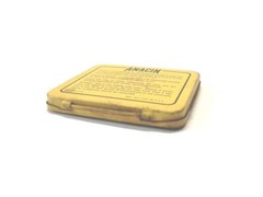 VINTAGE WHITEHALL PHARMACAL CO. ANACIN TABLETS YELLOW EMPTY TIN NO TABLETS USED