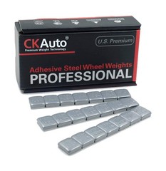 CKAuto 1/2oz, 0.5oz, Grey, Adhesive Stick On Wheel Weights, 63 oz/ 4 lb/Box, …