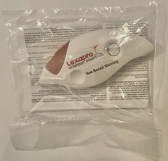 Lexapro Drug Rep Medical Logo Correct-O Tape New Sealed w Drug Info Insert