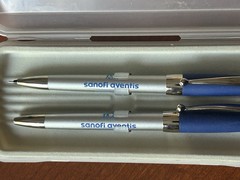 SANOFI AVENTIS COMPANY LAUNCH Pharmaceutical Rep PEN/PENCIL IN CASE