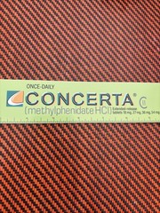 Concerta Pharmaceutical Drug Rep Ruler ADHD School Teacher Graphic Collectible