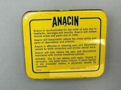 Vintage Anacin & Certified ASPIRIN Medical Drug Advertising TINS