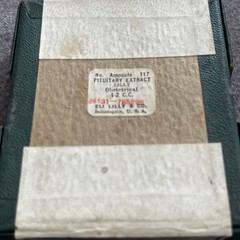 Vintage Eli Lilly Lilly’s Pituitary Extract Obstetrical – Rare Pharmaceutical