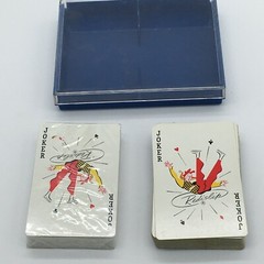 3M Retro MCM Advertising Globe Boxed Set of 2 Decks Vintage Playing Cards