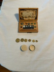 Lot of 2 Vintage Laboratory Weight Sets – Arthur H. Thomas Co. Ohaus
