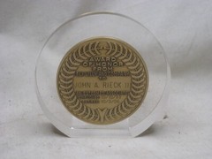 vintage Lilly Award Honor paperweight Eli Pharmaceutical pharma * personalized