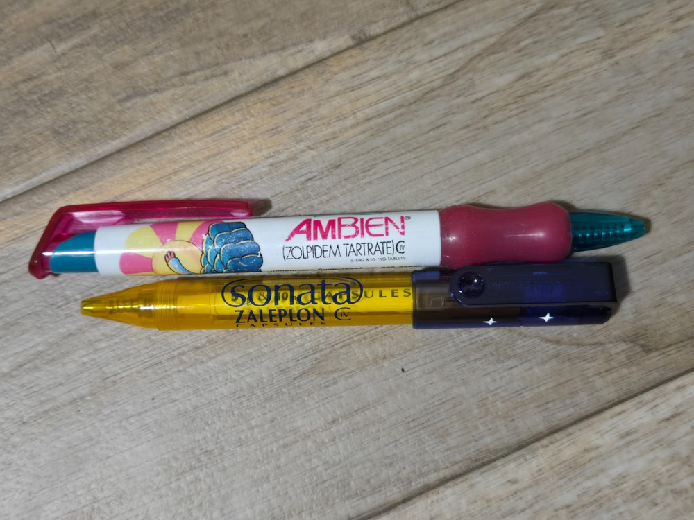 Insomnia Ambien Sonata PEN Drug Rep Pharmaceutical Promo Medical Advertising