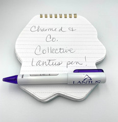 VERY RARE LANTUS Drug Rep Pen w/ Transparent „vial“ on Side Pharma Swag- WORKS