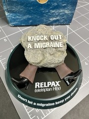 Pfizer RELPAX „Knock Out A Migraine“ DRUG REP Paperweight Pharma HEADACHE Toy