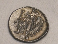 vintage TINACTIN pharmaceutical token ornate old coin metal