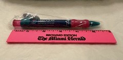 VTG SEROQUEL „S“ LOGO PLASTIC PEN PHARMA PROMO REP LOGO ADVERTISING NEW NOS