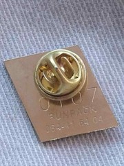 🔴SANDOZ CCVS Pharmaceuticals pin LSD Albert Hofmann Logo Badge Numbered 0107🔴