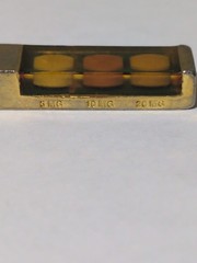 Vasotec Enalapril Maleate MSD Drug Pharmaceutical Representative Keychain Gold