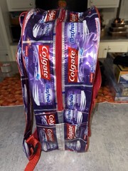 Colgate Max Backpack Recycled Toothpaste Tubes Advertising Dental Terracycle HTF