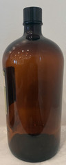 Pair Amber Glass Gallon Medicine Bottle Surgical Doctors Office Cough Syrup