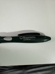 Rozrrem Ramelteon 3 Green Medical Pens Black Ink Yellow Highlighter. Working