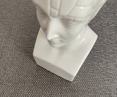 Antipsychotip Etrafon Porcelain Phrenology Bust Sculptor Edward Marshall Boehm
