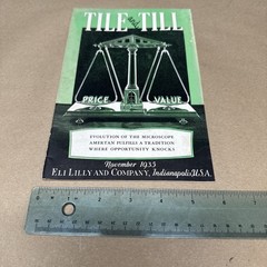 Tile And Till Magazine Eli Lilly And Company November 1935 Indianapolis Indiana