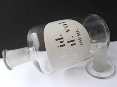 Old Apothecary Vessel/Bottle with Stopper, around 1900 G14
