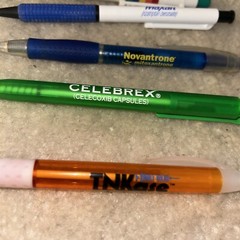 Lot of 18 Pharmaceutical drug rep pens. Viagra. Norvasc. Lipitor. Zocor. Pfizer