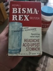 NOS Bisma-Rex Rexall 1lb Pink Powder For Upset Stomach FULL UNOPENED
