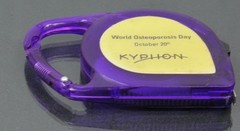 Translucent Purple Kyphon 10ft Tape Measure Drug Rep Pharmaceutical Promo