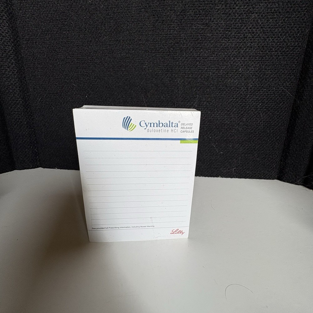 Pack Of 10 rep collectible note pads Cymbalta Lilly Doctor giveaway. Sealed