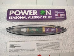 ALLEGRA PEN – Pharma Swag – Drug Rep „LIGHT UP“ Pen w/ Case, Box & Insert NEW