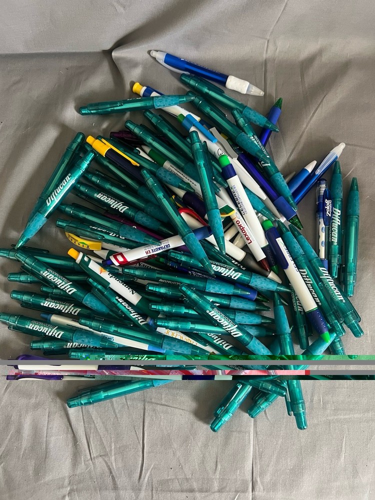 Lot 70+ Pens Drug Rep Pharmaceutical Promo Advertising Plastic Working