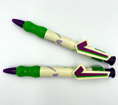 Avalide Check Drug Rep Click Ballpoint Pens Pharma Promo Vintage-Lot of 2-Work!