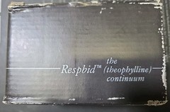 Respbid Medical Drug Advert Promo Metal Art Vintage 1970’s In Original Box